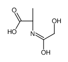 L-Alanine, N-(hydroxyacetyl)- (9CI)结构式