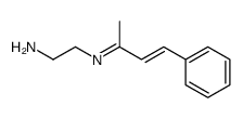 2-(((2E,3E)-4-phenylbut-3-en-2-ylidene)amino)ethan-1-amine结构式
