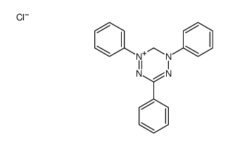 2,4,6-triphenyl-3H-1,2,4,5-tetrazin-2-ium,chloride Structure