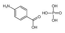 (4-carboxyphenyl)azanium,dihydrogen phosphate结构式
