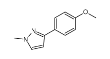 3-(4-methoxyphenyl)-1-methylpyrazole Structure