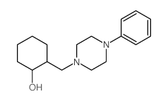 Cyclohexanol,2-[(4-phenyl-1-piperazinyl)methyl]- structure