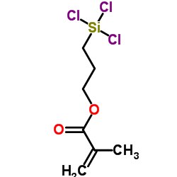 2-甲基-2-丙烯酸3-(三氯硅基)丙酯结构式