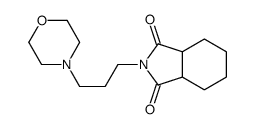 Phthalimide, N-(4-morpholinopropyl)hexahydro- Structure