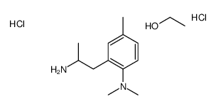 2-(2-aminopropyl)-N,N,4-trimethyl-aniline, ethanol, dihydrochloride structure