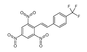 1,3,5-trinitro-2-[2-[4-(trifluoromethyl)phenyl]ethenyl]benzene结构式