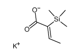 potassium (Z)-2-(trimethylsilyl)-2-butenoate Structure