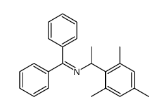 N-benzhydrylidene-1-(2,4,6-trimethylphenyl)ethylamine结构式