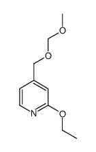 Pyridine, 2-ethoxy-4-[(methoxymethoxy)methyl]- (9CI) Structure