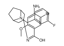 4-amino-5-bromo-N-[8-[(3-fluorophenyl)methyl]-8-azabicyclo[3.2.1]oct-3-yl]-2-methoxy-benzamide Structure