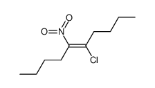 5-chloro-6-nitro-dec-5t-ene结构式