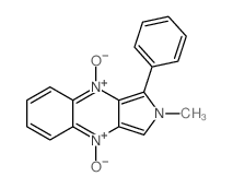 2-Methyl-1-phenyl-2H-pyrrolo(3,4-b)quinoxaline 4,9-dioxide Structure