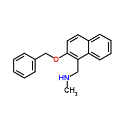 1-[2-(Benzyloxy)-1-naphthyl]-N-methylmethanamine结构式