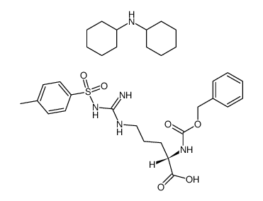 cyclohexylammonium salt of Nα-benzyloxycarbonyl-NG-p-toluenesolfonyl-L-arginine Structure