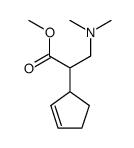 methyl 2-(cyclopent-2-en-1-yl)-3-(dimethylamino)propanoate结构式