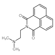 1H-Benz(de)isoquinoline-1,3(2H)-dione, 2-(2-(dimethylamino)ethyl)-结构式