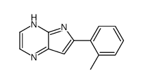 4H-Pyrrolo[2,3-b]pyrazine,6-(2-methylphenyl)-(9CI)结构式