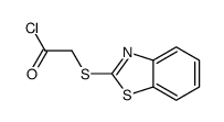 2-(1,3-benzothiazol-2-ylsulfanyl)acetyl chloride Structure