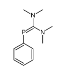 N,N,N',N'-tetramethyl-1-phenylphosphanylidenemethanediamine结构式