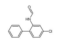 2-formamido-4-chlorobiphenyl结构式
