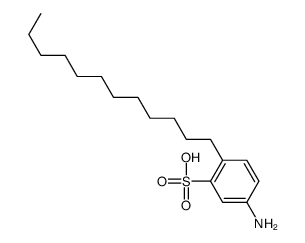 5-amino-2-dodecylbenzenesulfonic acid结构式