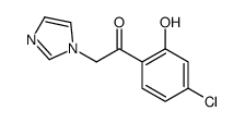 1-(4-chloro-2-hydroxyphenyl)-2-imidazol-1-ylethanone结构式