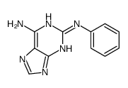 2-N-phenyl-7H-purine-2,6-diamine Structure