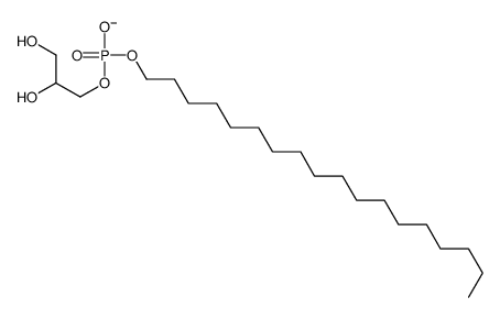 2,3-dihydroxypropyl octadecyl phosphate结构式
