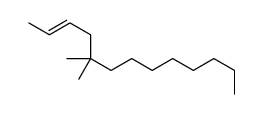 5,5-dimethyltridec-2-ene Structure