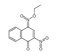 ethyl ether of 4-aci-nitro-2-nitro-1(4H)-naphthalenone结构式