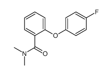 2-(4-fluorophenoxy)-N,N-dimethylbenzamide Structure