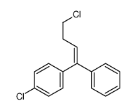 1-chloro-4-(4-chloro-1-phenyl-1-butenyl)benzene结构式