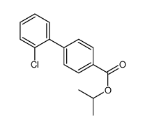 Isopropyl 2'-chloro-1,1'-biphenyl-4-carboxylate structure