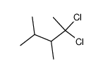 2,2-Dichlor-3,4-dimethylpentan Structure