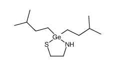 2-azanidylethanethiolate, bis(3-methylbutyl)germanium Structure