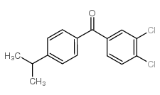 (3,4-dichlorophenyl)-(4-propan-2-ylphenyl)methanone结构式