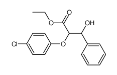 ethyl 2-(4-chlorophenoxy)-3-hydroxy-4-phenylpropanoate Structure