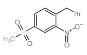 1-(bromomethyl)-4-methylsulfonyl-2-nitrobenzene Structure