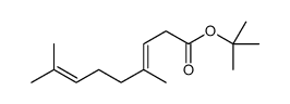 tert-butyl 4,8-dimethylnona-3,7-dienoate Structure