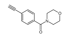 (4-炔基苯基)(吗啉代)甲酮结构式