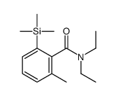 N,N-diethyl-2-methyl-6-trimethylsilylbenzamide结构式