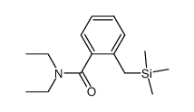 N,N-diethyl-2-[(trimethylsilyl)methyl]benzamide结构式