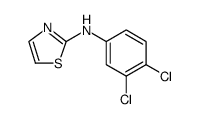 2-Thiazolamine, N-(3,4-dichlorophenyl) Structure