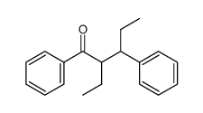 2-ethyl-1,3-diphenyl-pentan-1-one Structure