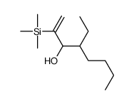 4-ethyl-2-trimethylsilyloct-1-en-3-ol结构式