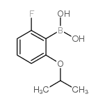 2-氟-6-异丙氧基苯硼酸结构式