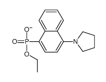 ethoxy-(4-pyrrolidin-1-ylnaphthalen-1-yl)phosphinate Structure