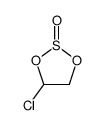 4-chloro-1,3,2-dioxathiolane 2-oxide结构式