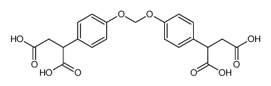 2,2'-((methylenebis(oxy))bis(4,1-phenylene))disuccinic acid Structure