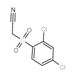 2,4-dichlorobenzenesulphonylacetonitrile structure